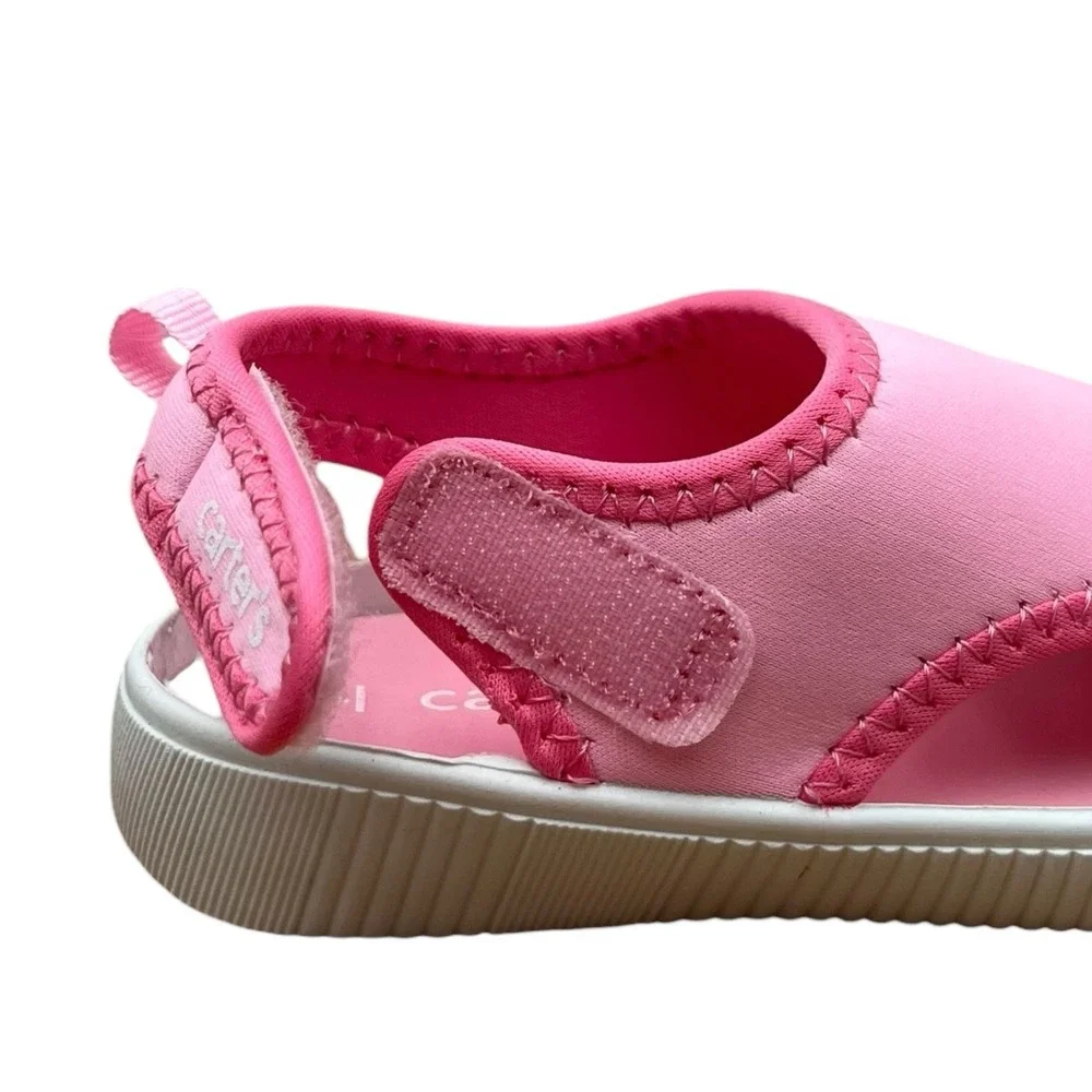 Carters‎ Toddler Girls Salinas Closed Toe Slip-on Sandal Size 9 Pink Lightweight